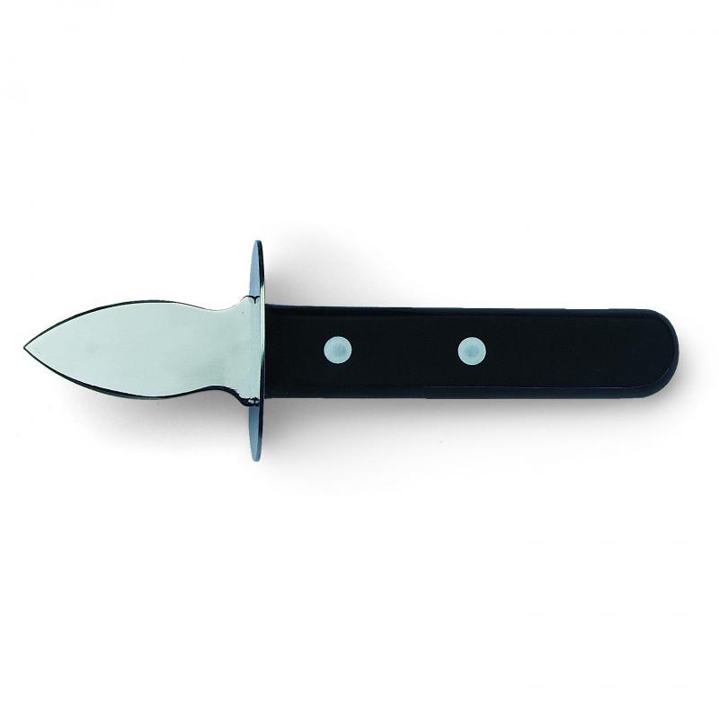Victorinox Oyster Knife with Hand Guard , Black Wood Handle