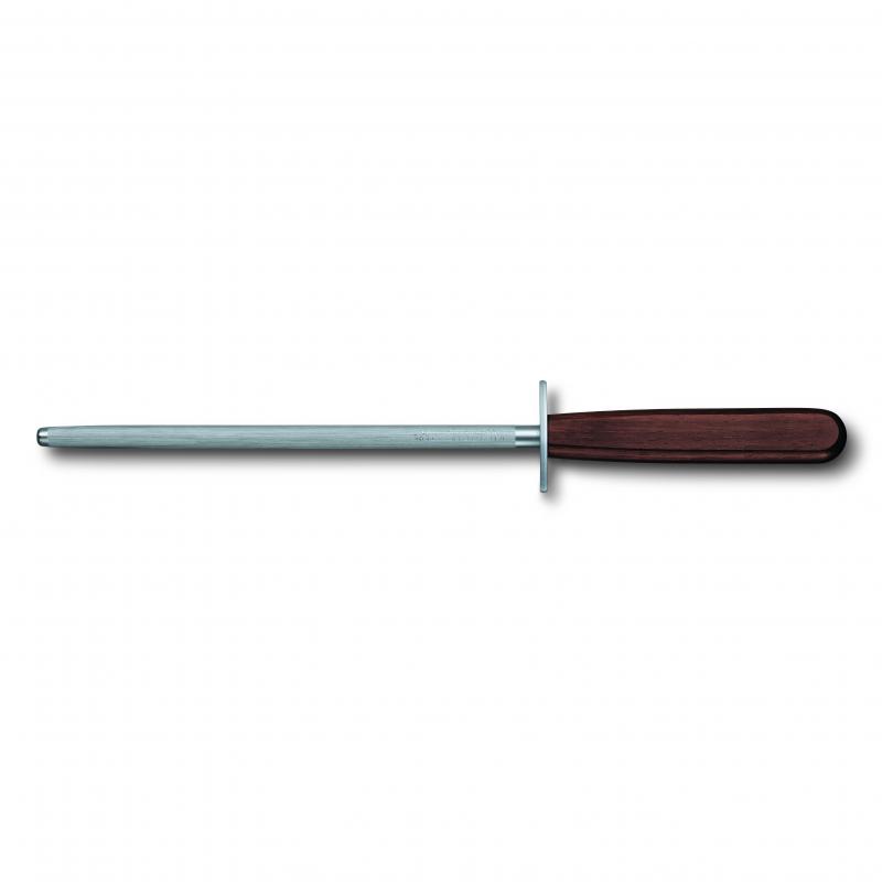 Victorinox Domestic Sharpening Steel, 20cm, Round, Middle Fine Cut,Rose