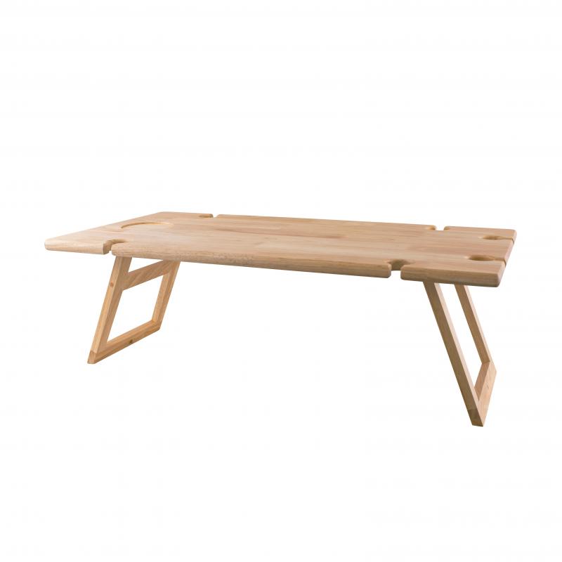 Peer Sorensen Folding Picnic Table Rubberwood Rectangle | Large | 75x38cm