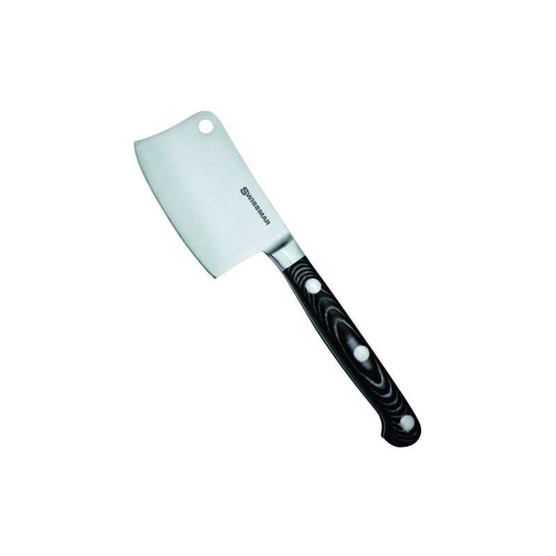 Swissmar Lux Micarta Cheese Cleaver 7.75 | Stainless Steel
