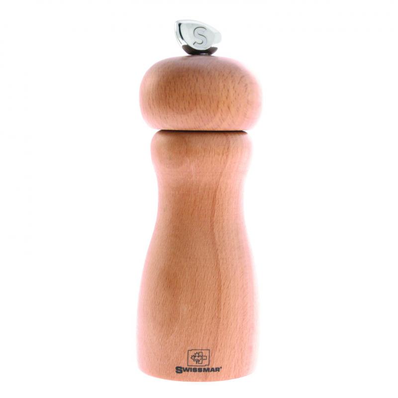 Swissmar Belle Natural Wood Salt Mill | 15cm/6"