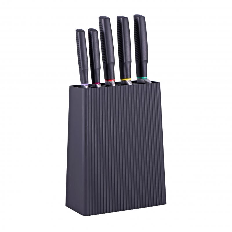 Avanti Nero 6 Piece Knife Block Set