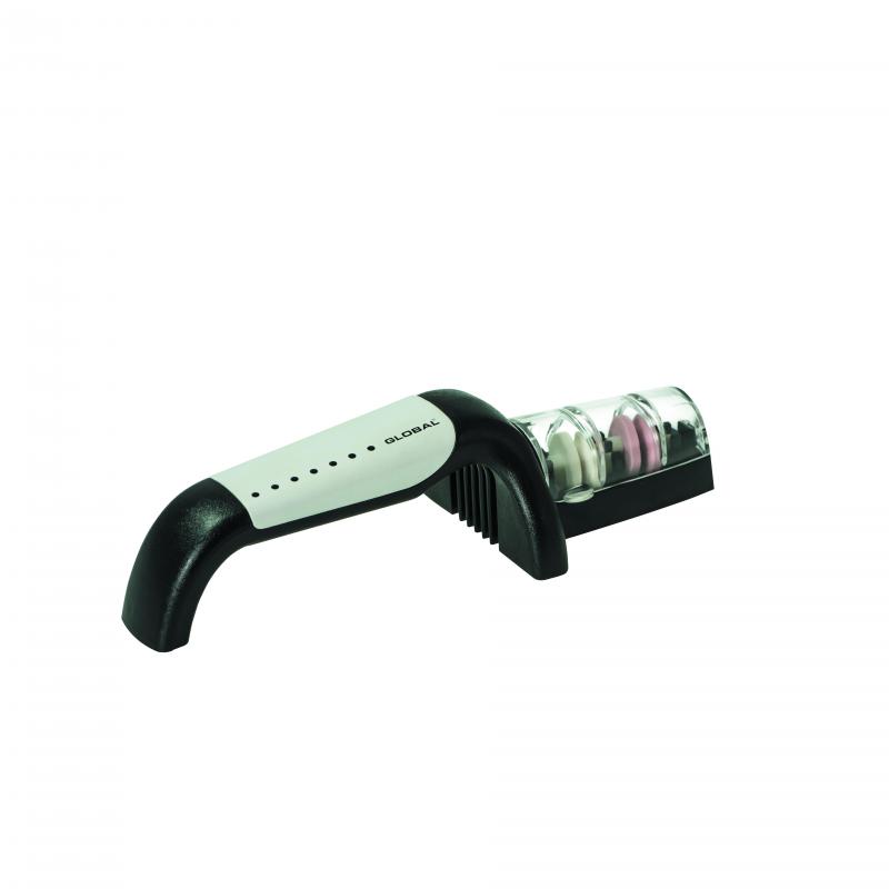 Global 2 Stage Water Knife SharpenerWhite