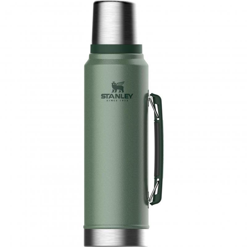 Stanley Vacuum Bottle With Wrap 1.0L Green