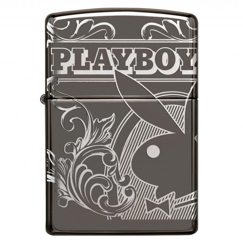 Zippo Black Ice Playboy Lighter