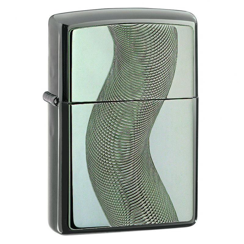 ZIPPO Texas Twister - Black Ice Lighter