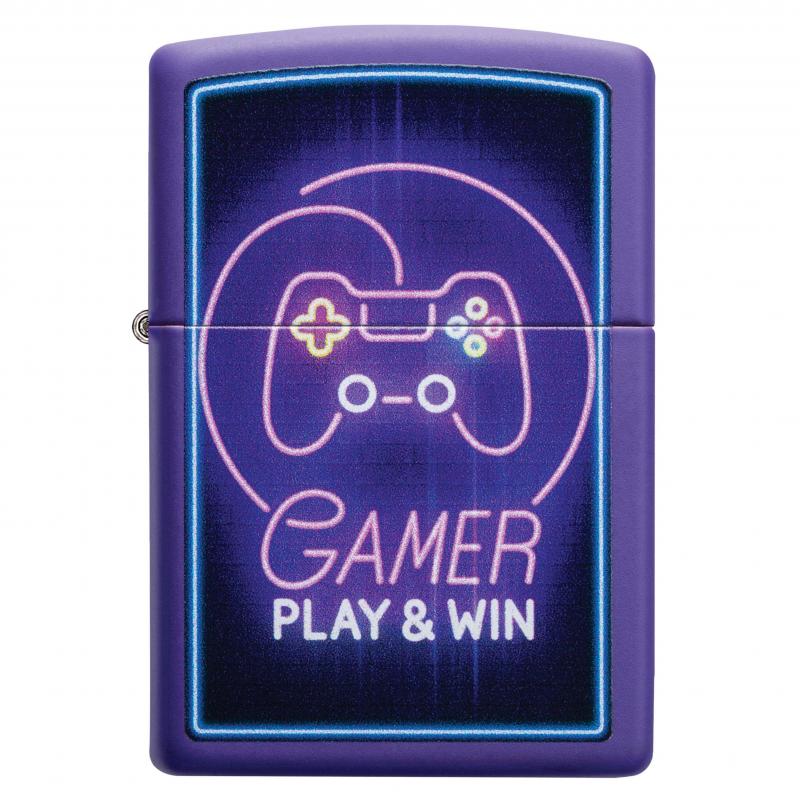 Zippo Purple Matte Play & Win Lighter