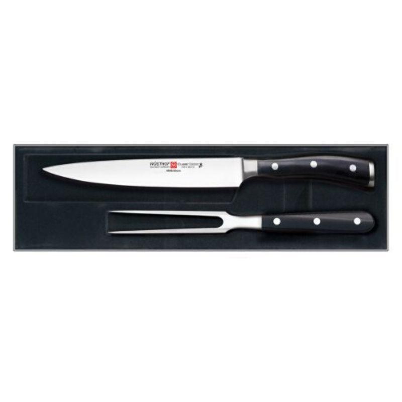 Wusthof Ikon Carving Knife Set 2 piece