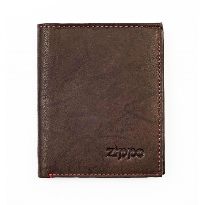 Zippo 2005121 Vertical Wallet Mocha 4 Cards