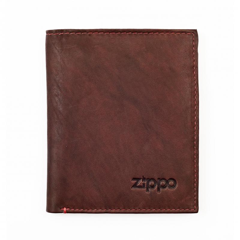 Zippo 2005122 Vertical Wallet Brown 4 Cards