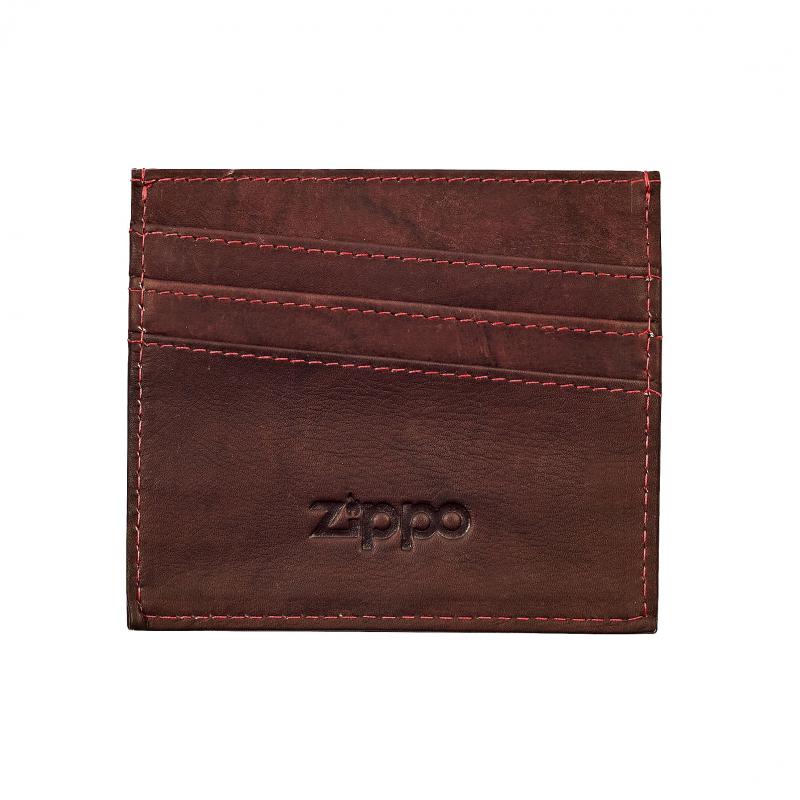 Zippo 2005128 Credit Card Holder Brown 5 Cards