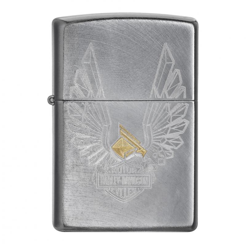 Zippo Harley Davidson Chrome Arch Auto 2T