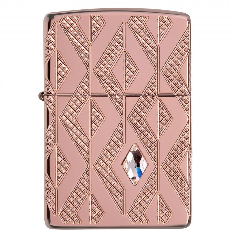 Zippo Geometric Diamond Pattern Armour