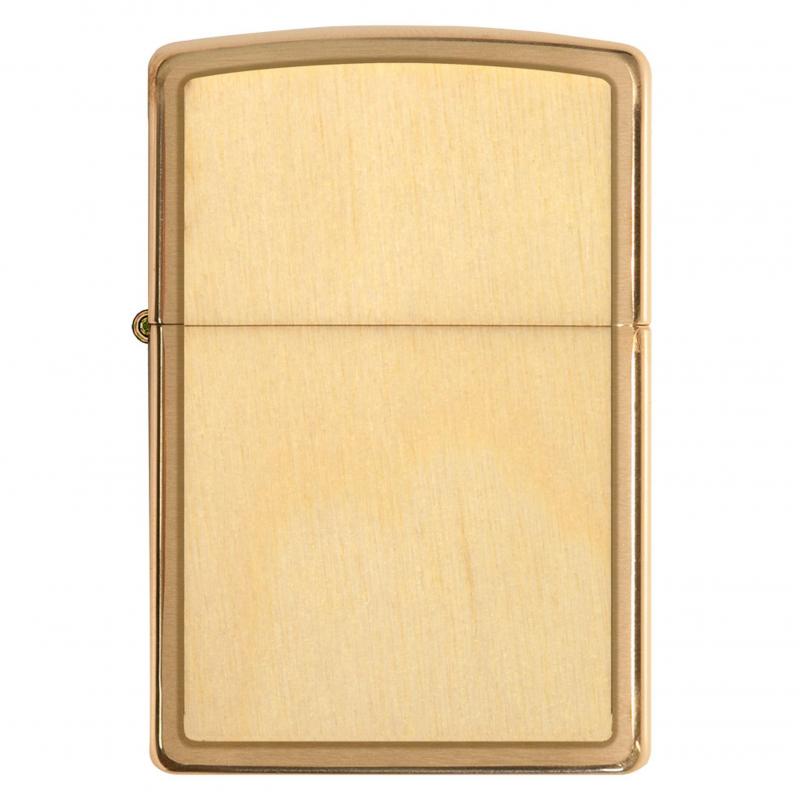 Zippo Woodchuck Birch Brushed Brass