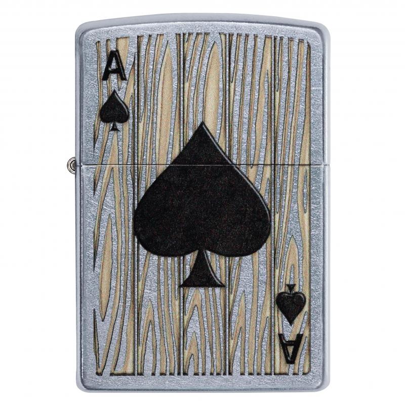 Zippo Ace Of Spades Street Chrome