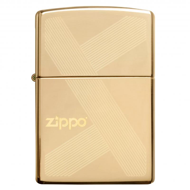Zippo Logo HP Brass