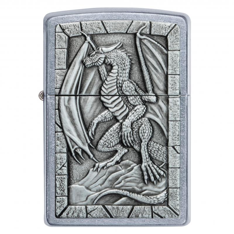 Zippo Dragon Street Chrome
