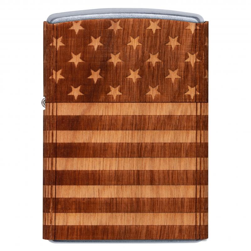 Zippo Woodchuck Flag Cherry Emblem