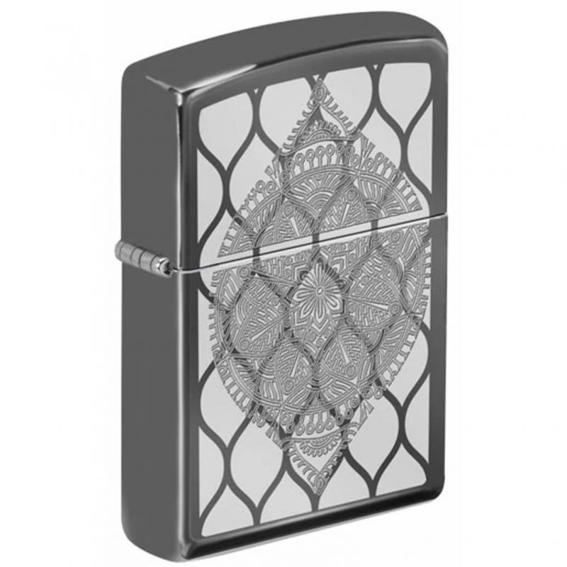 Zippo Crest Black Ice