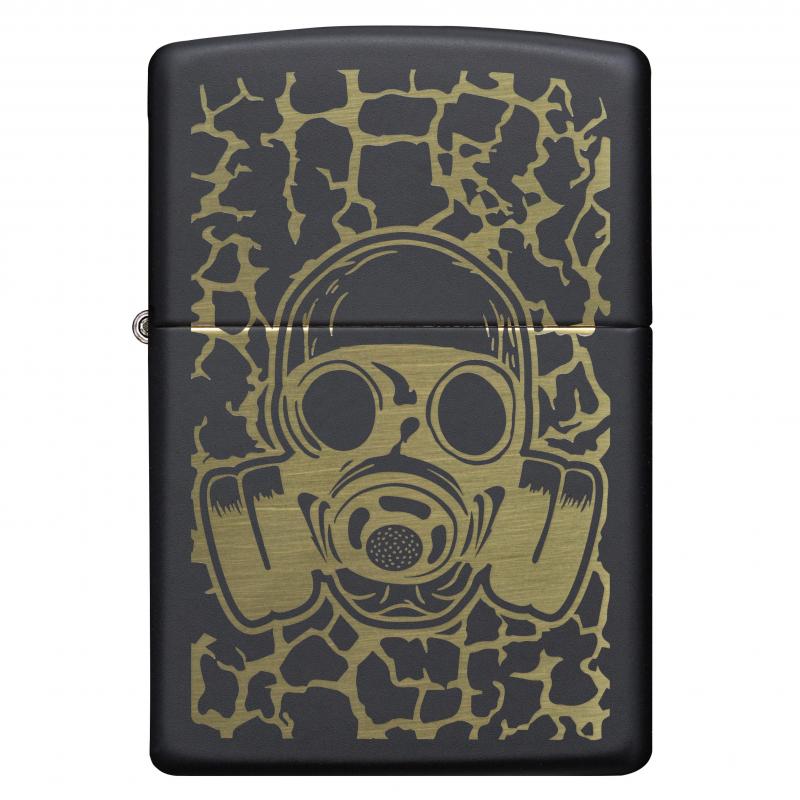 Zippo 218 Skull Gas Mask Design