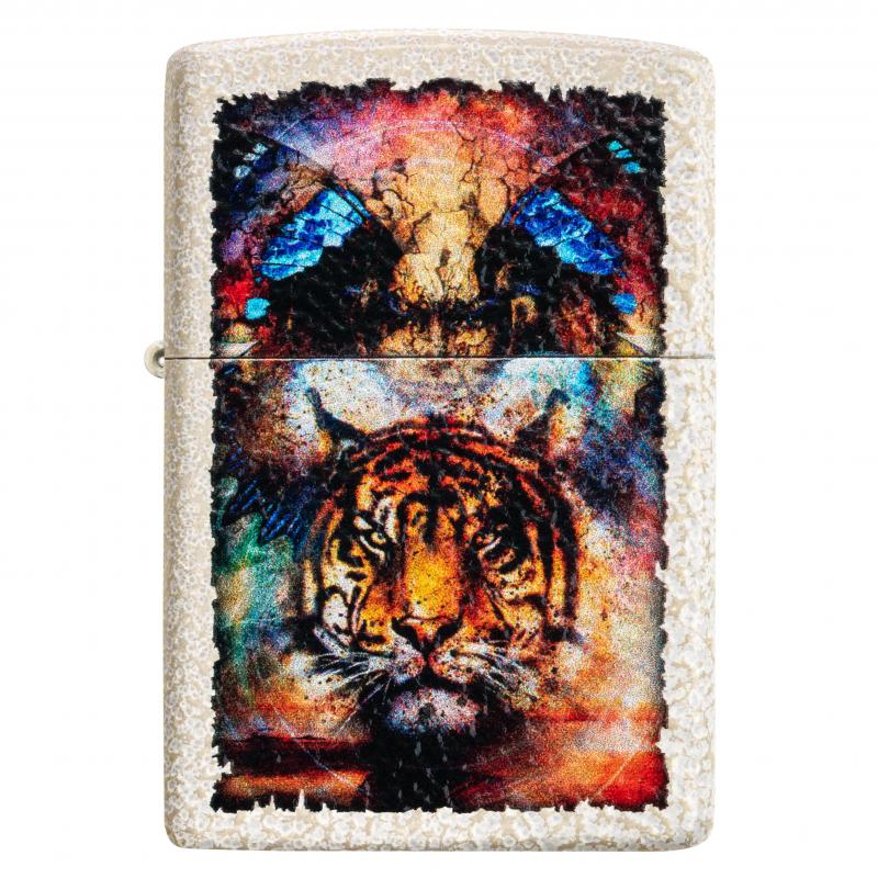 Zippo Tiger Design Mercury Glass Lighter