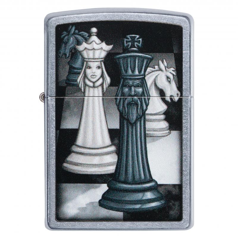 Zippo Chess Game Design Street Chrome