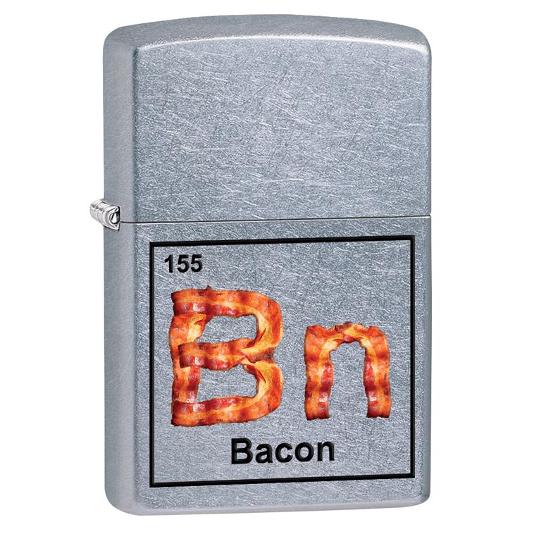 Zippo Bacon Street Chrome Lighter