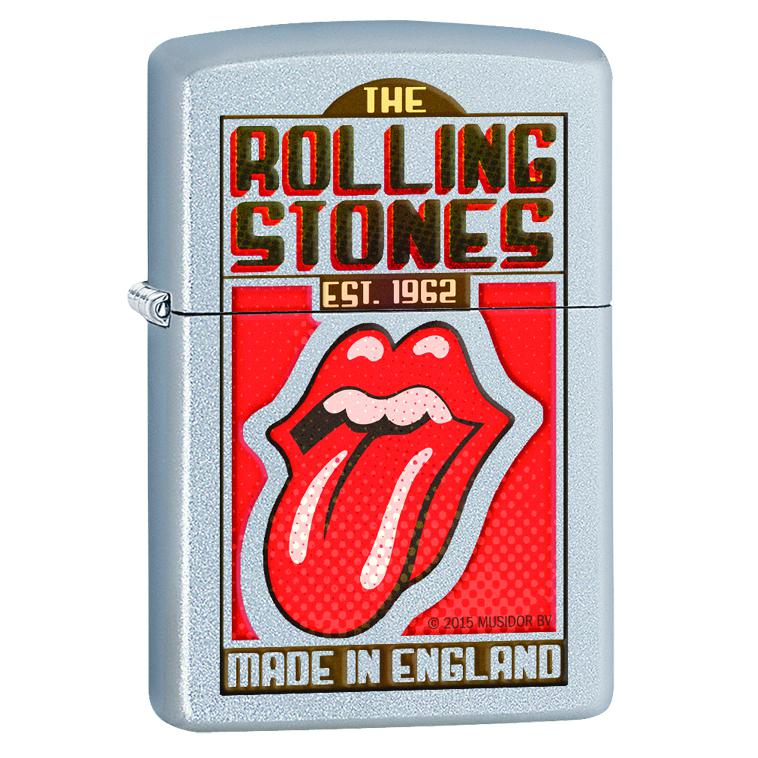 Zippo 29127 Rolling Stones Satin Chrome