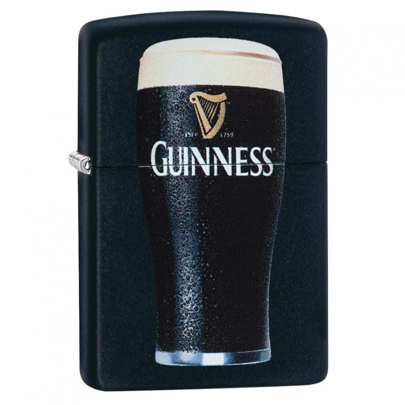 Zippo 29649 Guinness Black Matte