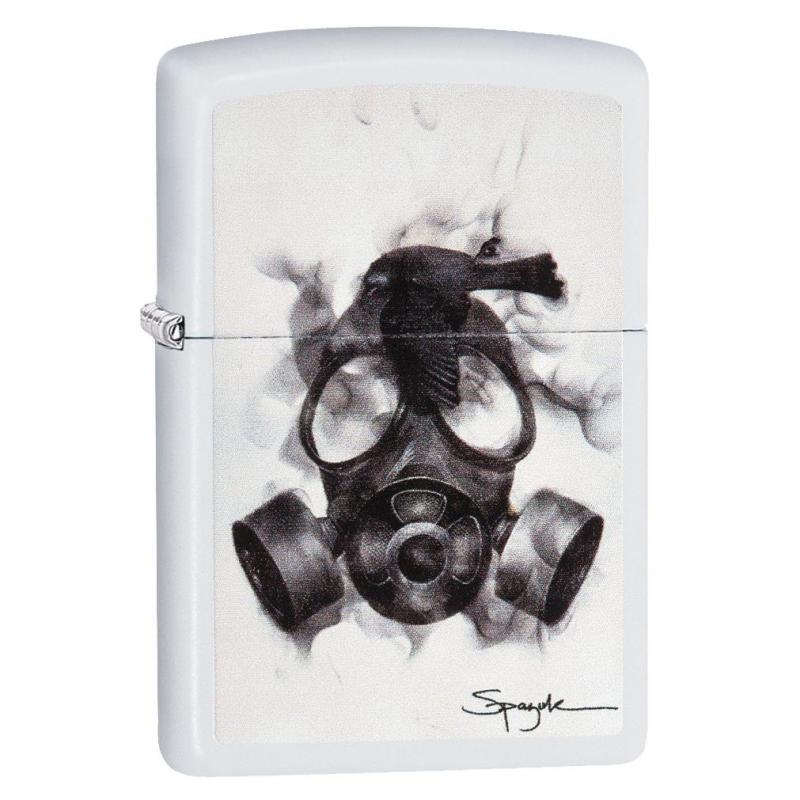 Zippo 29646 White Matte Spazuk Mark