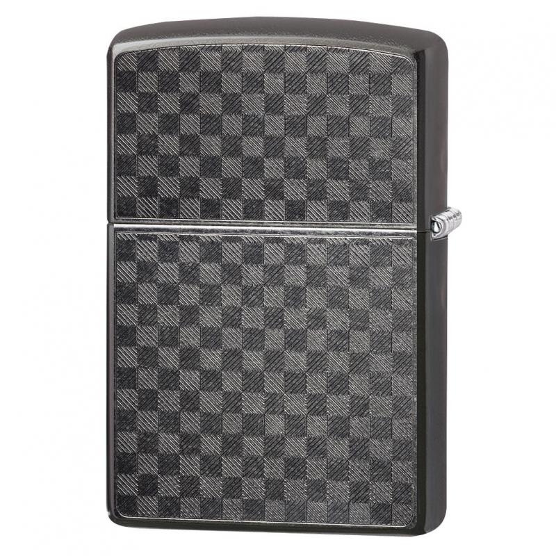 Zippo Grey Iced Checker Lighter