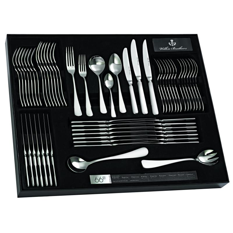 Wilkie Brothers 66 Piece Edinburgh Cutlery Set Gift Boxed