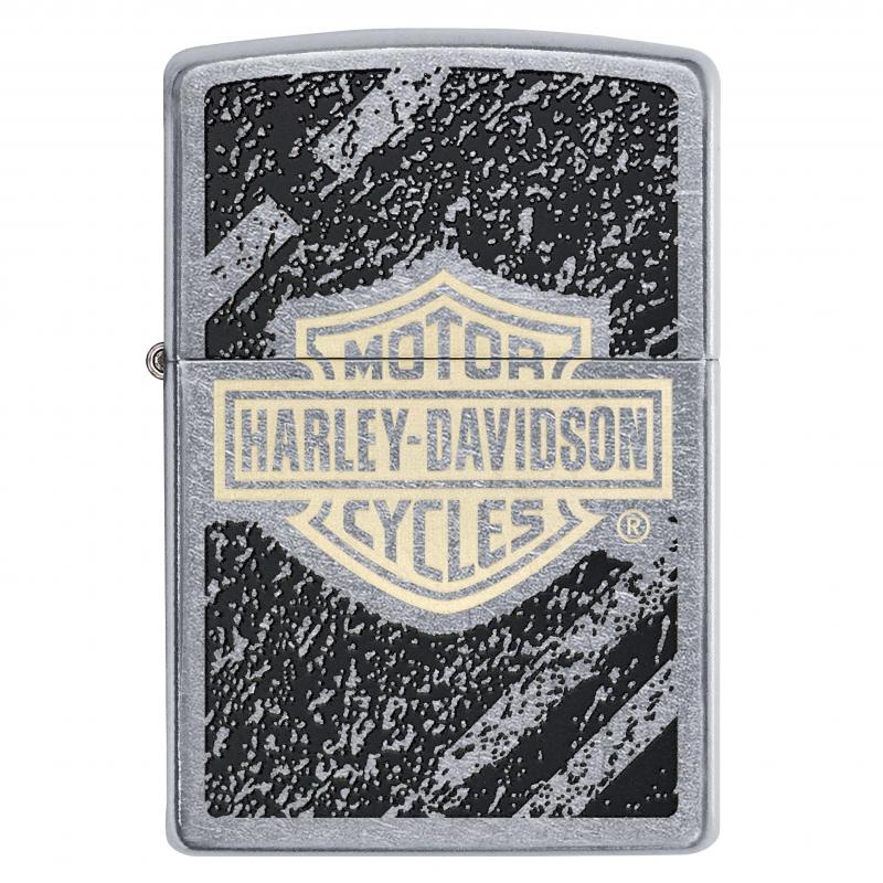 Zippo Harley Davidson Design Street Chrome