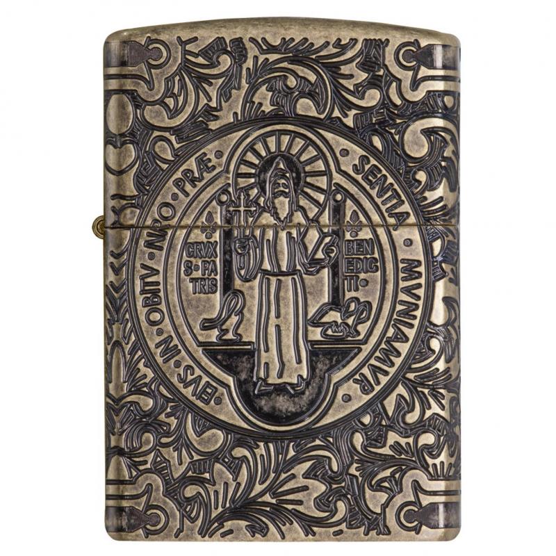 Zippo St. Benedict Design