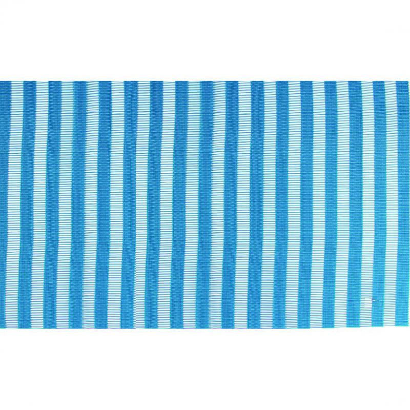 Wilkie Brothers Vertical Stripe Placemats 12 Piece Set Teal