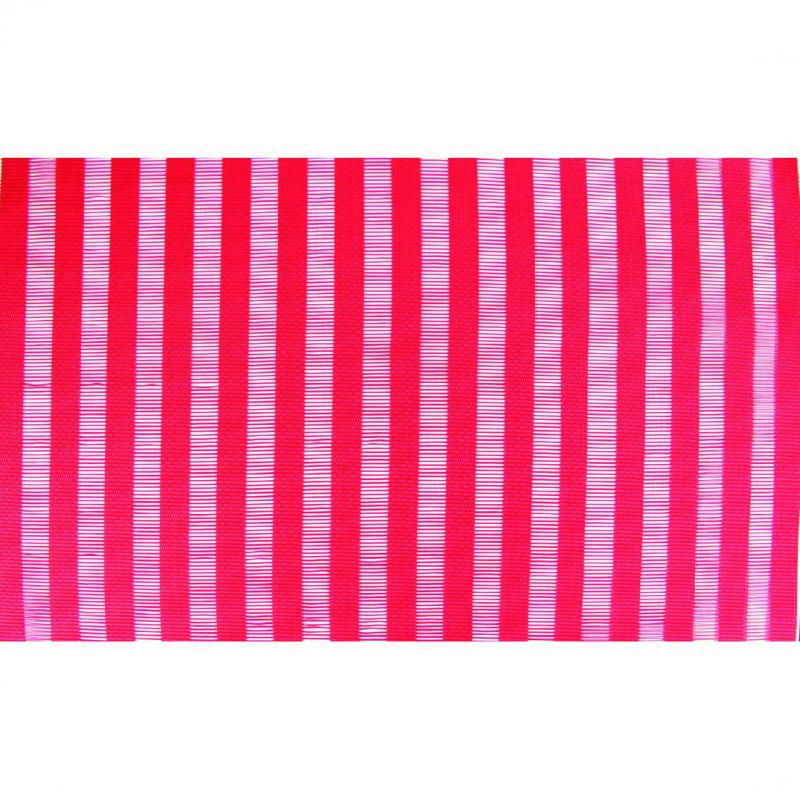 Wilkie Brothers Vertical Stripe Placemats 12 Piece Set Red