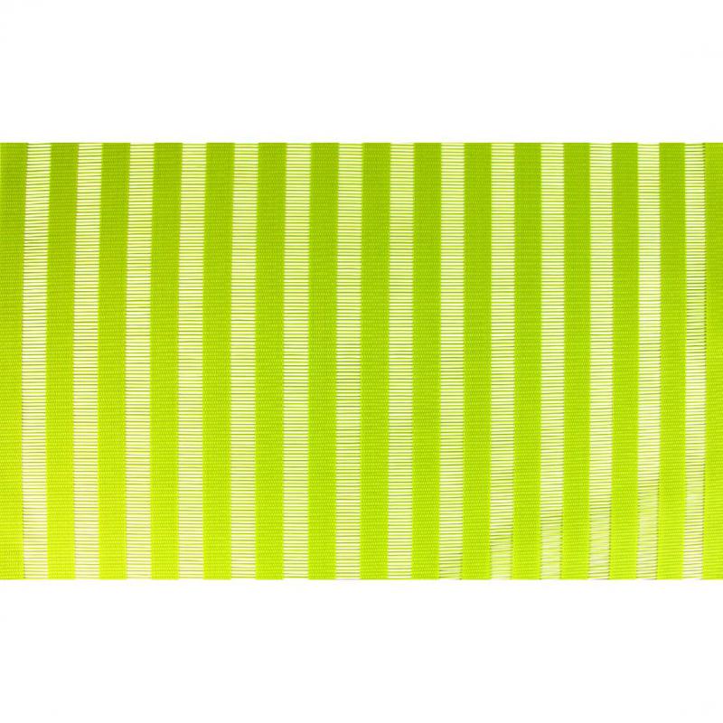 Wilkie Brothers Vertical Stripe Placemats 12 Piece Set Lime