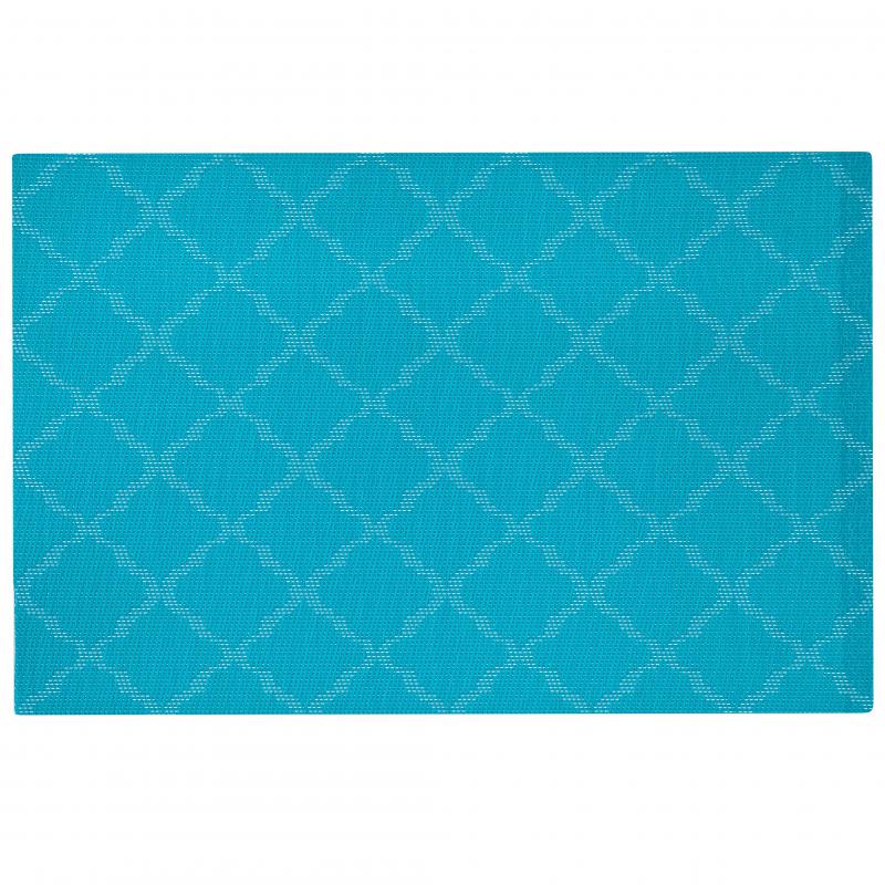 Wilkie Brother Lattice PlaceMat 12pc PK Turqoise