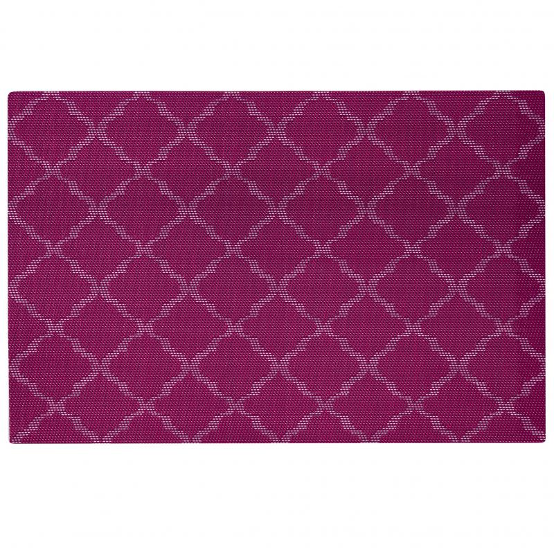 Wilkie Brother Lattice PlaceMat 12pc PK Purple