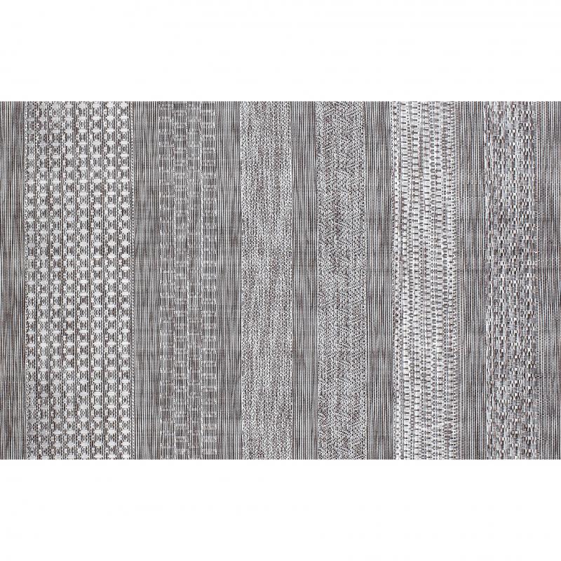 Wilkie Brothers Mixed Weave Placemats 12 Piece Set Grey