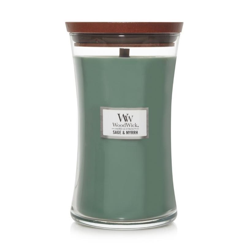 WoodWick Sage & Myrrh Large Scented Candles