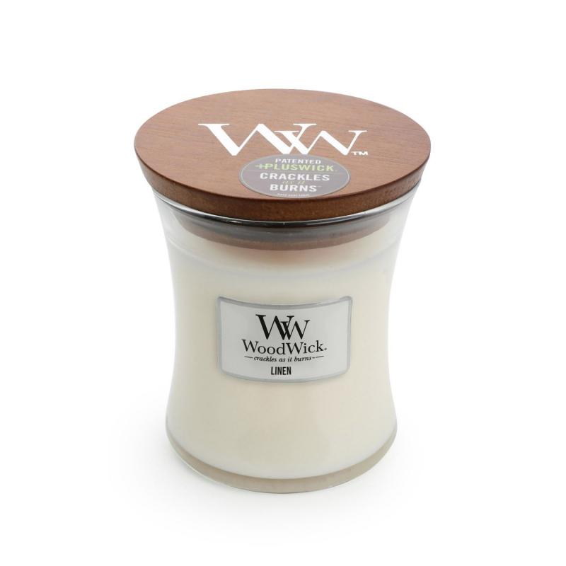 WoodWick Linen Candle Medium