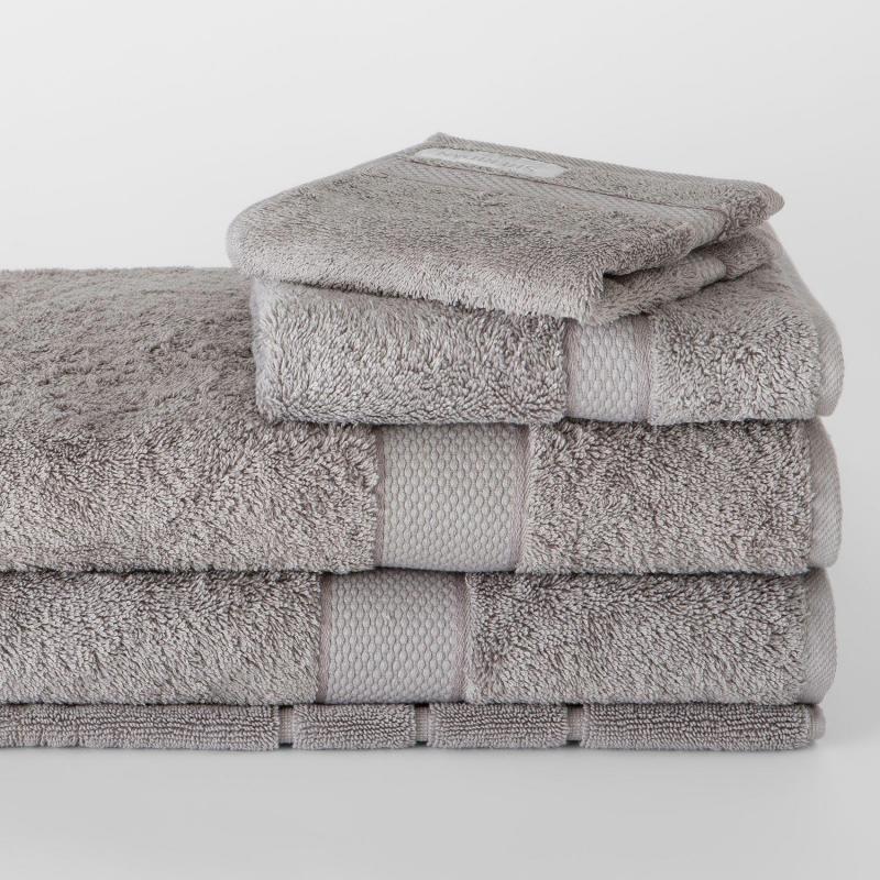 Sheridan Luxury Egyptian Cloud Grey Bath Mat