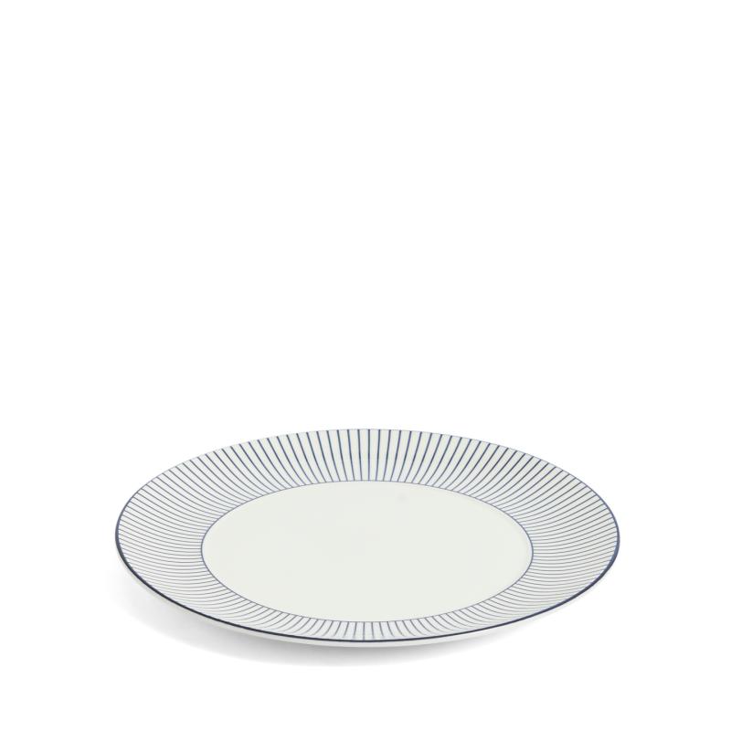 Wedgwood Gio Pinstripe White Plate | 23cm