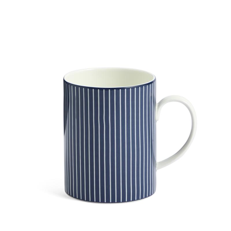Wedgwood Gio Pinstripe Blue Mug | 350ml