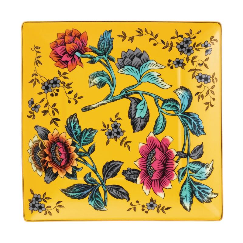 Wedgwood Wonderlust Yellow Tonquin Tray 14.5cm