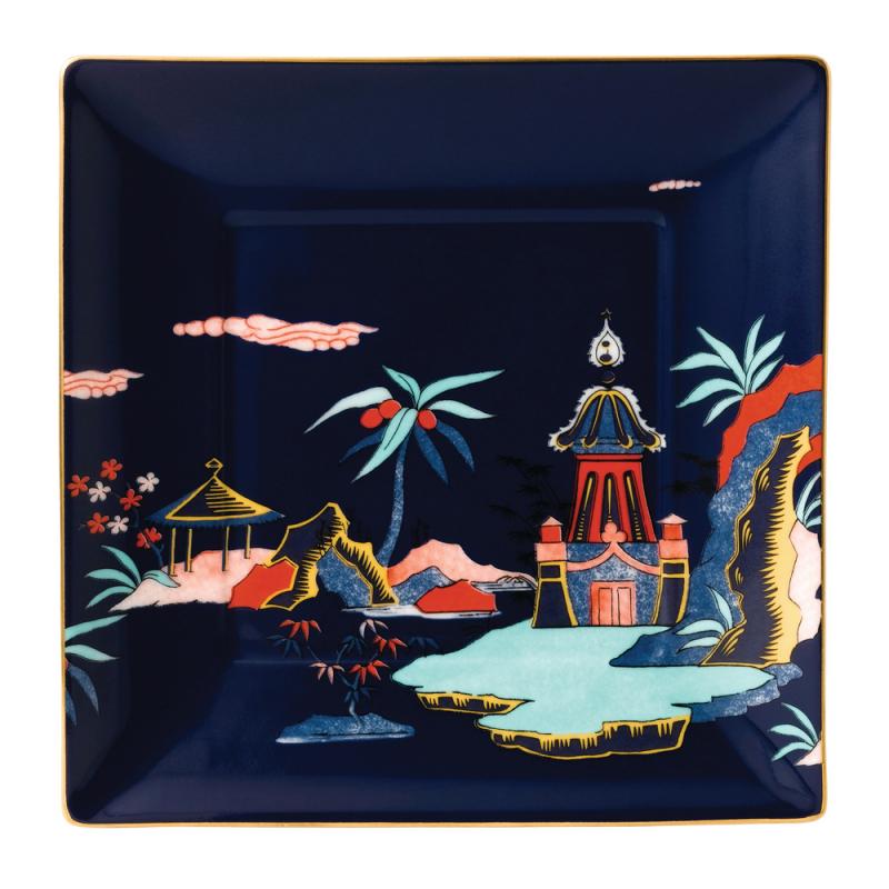 Wedgwood Wonderlust Blue Pagoda Tray 14.5cm