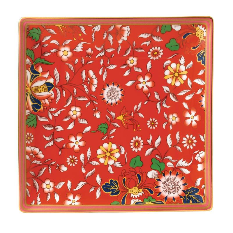 Wedgwood Wonderlust Crimson Jewel Tray 14.5cm