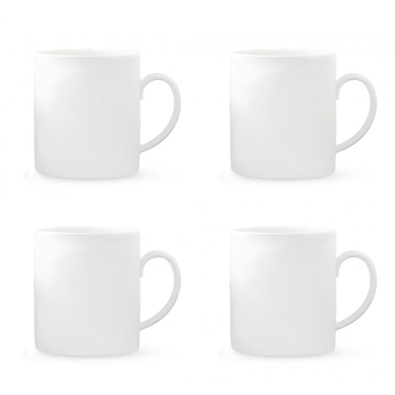 Wedgwood Vera Wang Perfect White Mug 440ml | Set of 4