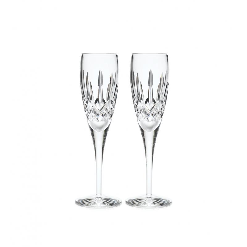 Waterford Lismore Classic Nouveau Flute Pair